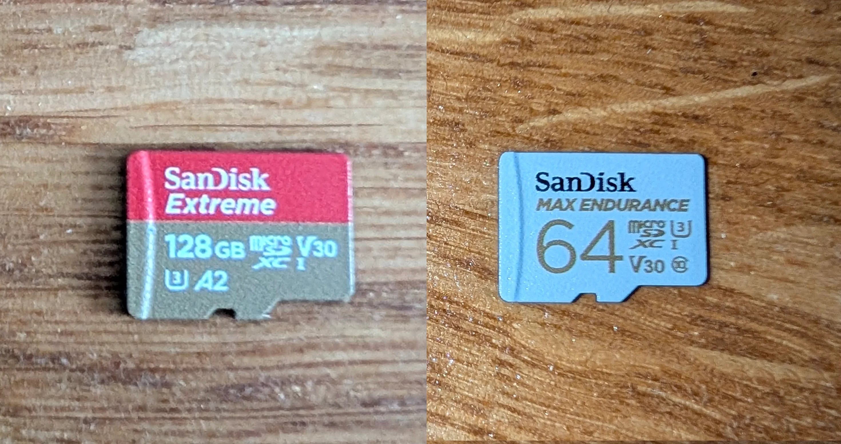 Sandisk extreme and max endurance